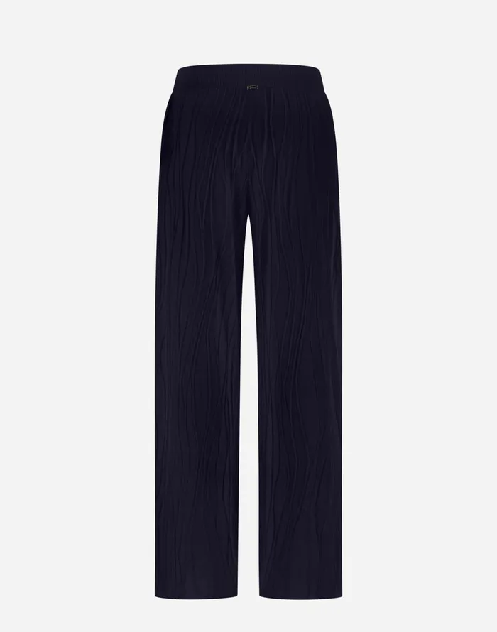 Herno RESORT TROUSERS IN FOUR SEASON Navy Blue Women Trousers