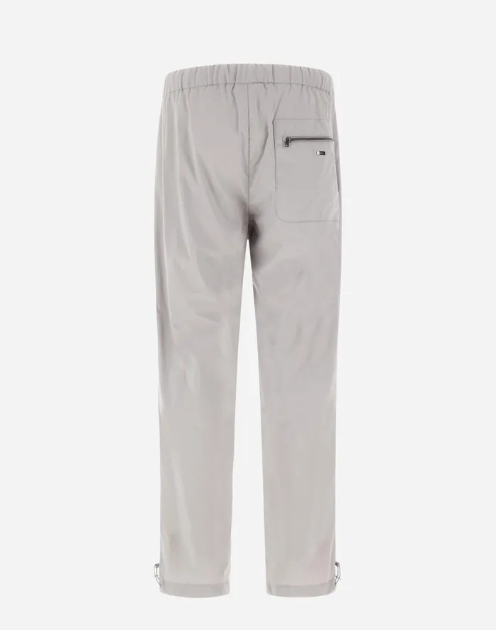 Herno RESORT TROUSERS IN LIGHT NYLON STRETCH Light Grey Men Trousers