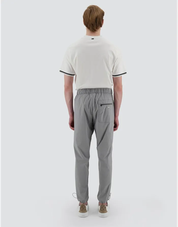 Herno RESORT TROUSERS IN LIGHT NYLON STRETCH Light Grey Men Trousers