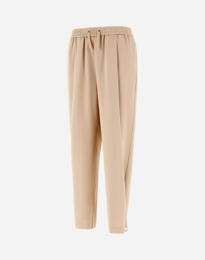 Herno RESORT TROUSERS IN SATIN EFFECT Chantilly Women Trousers