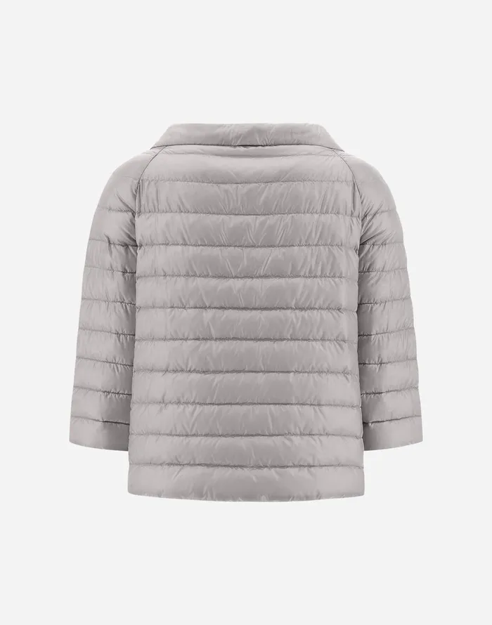 Herno REVERSIBLE CAPE NYLONULTRALIGHT Blue Grey Women Capes