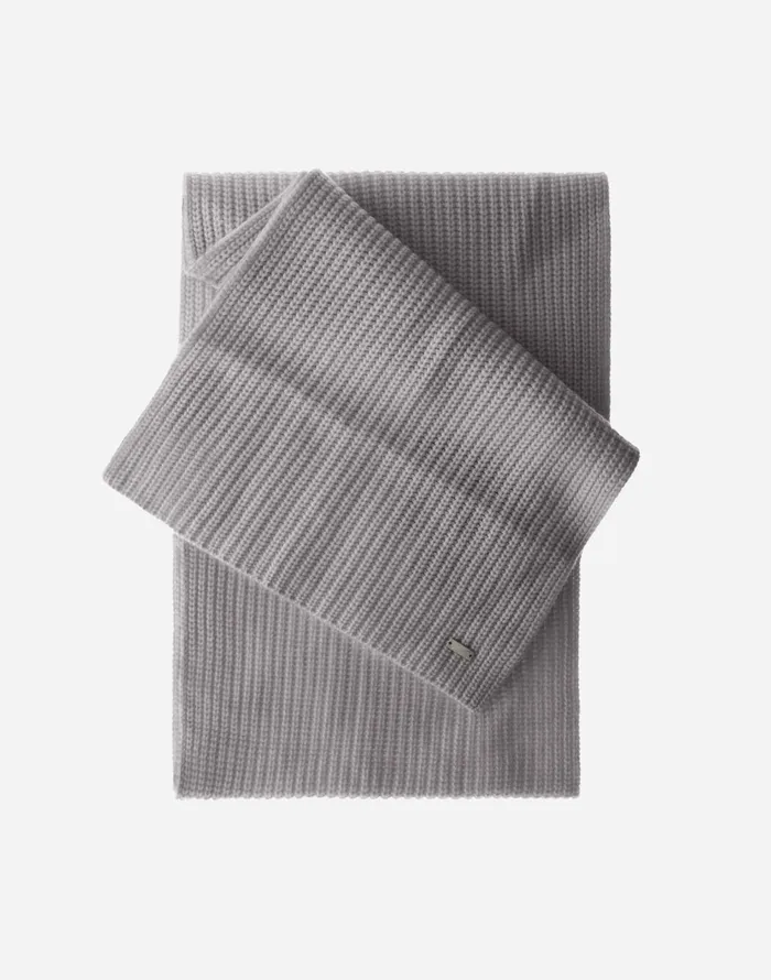 Herno SCARF IN ETERNITY CASHMERE Grey Men Scarves