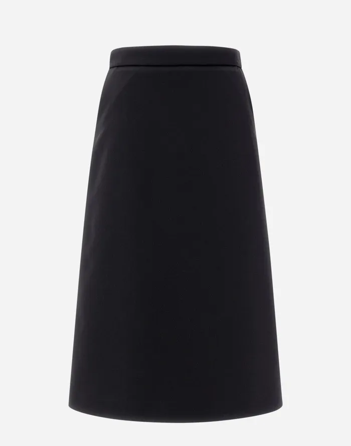 Herno SKIRT IN ESTETHIA Black Women Skirts and Dresses