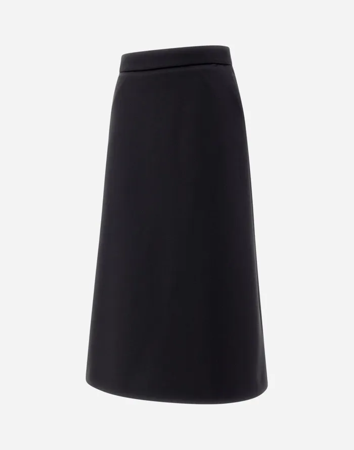 Herno SKIRT IN ESTETHIA Black Women Skirts and Dresses