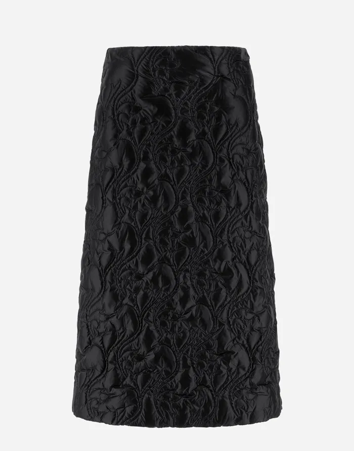 Herno SKIRT IN NYLONULTRALIGHT Black Women Skirts and Dresses