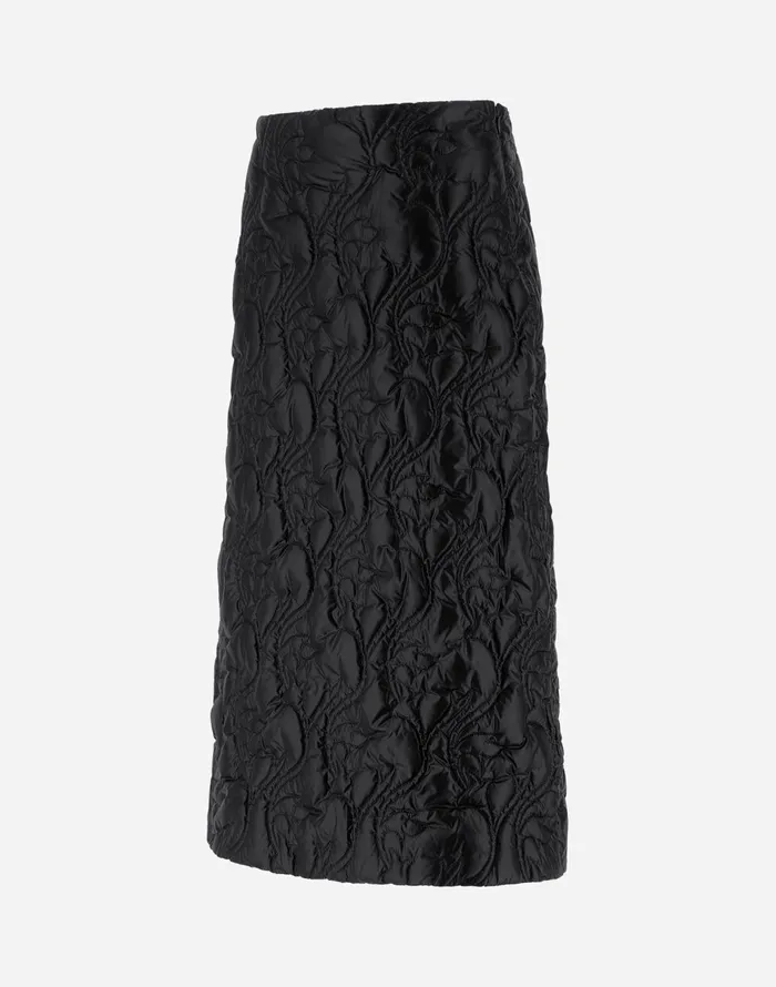 Herno SKIRT IN NYLONULTRALIGHT Black Women Skirts and Dresses