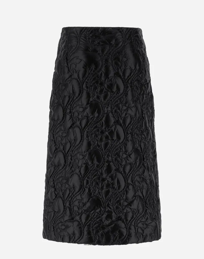 Herno SKIRT IN NYLONULTRALIGHT Black Women Skirts and Dresses