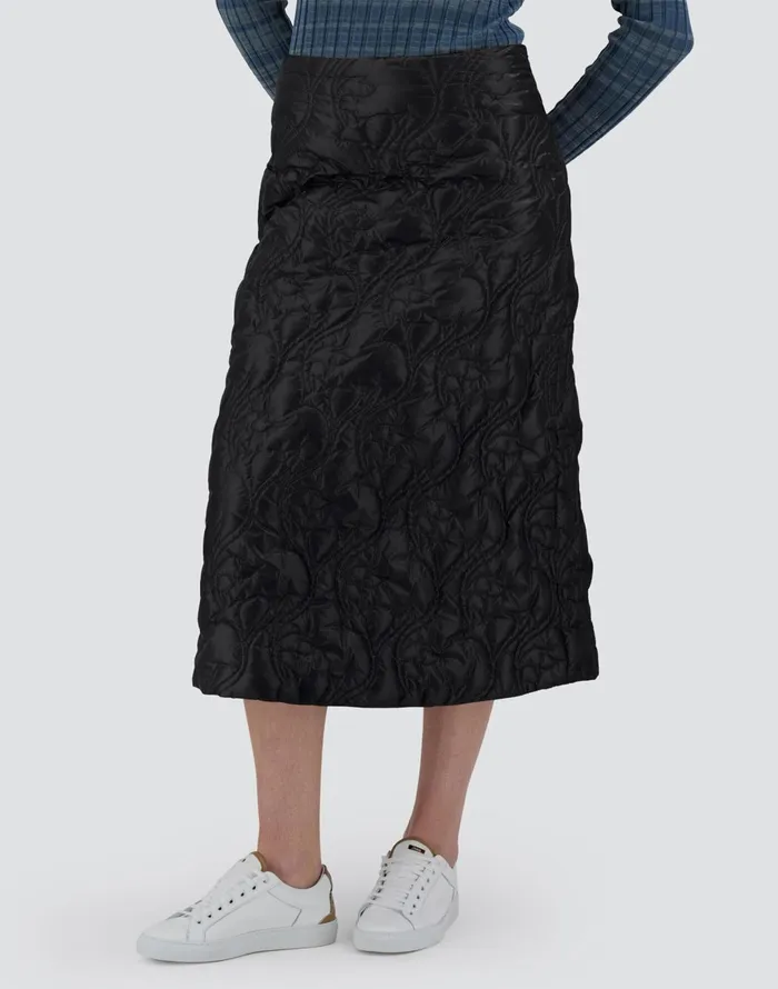 Herno SKIRT IN NYLONULTRALIGHT Black Women Skirts and Dresses
