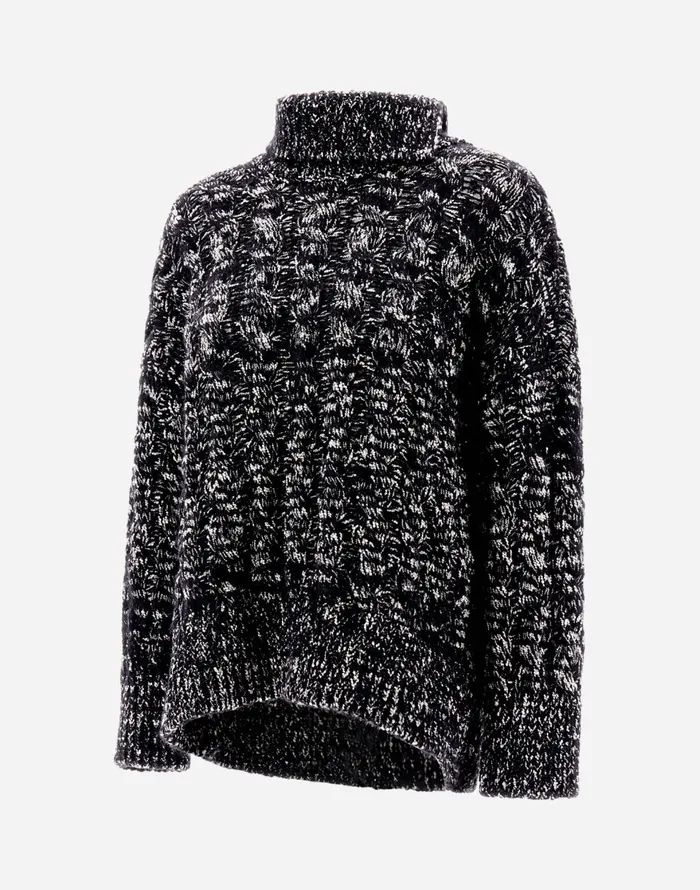 Herno SWEATER IN EMOTION Black Women Sweaters and Cardigan