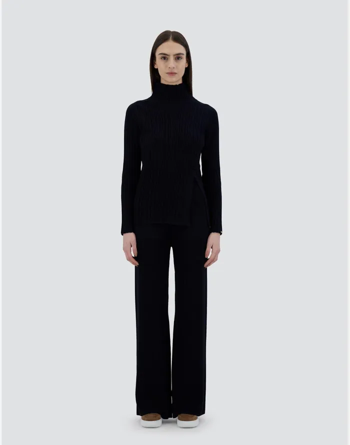 Herno SWEATER IN ENDLESS Dark Blue Women Sweaters and Cardigan