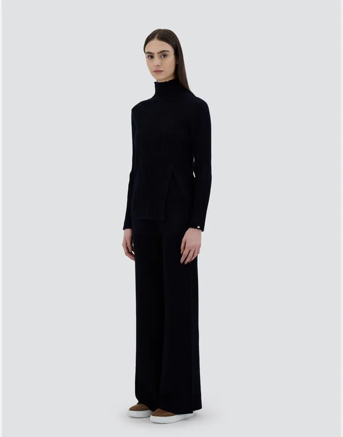 Herno SWEATER IN ENDLESS Dark Blue Women Sweaters and Cardigan