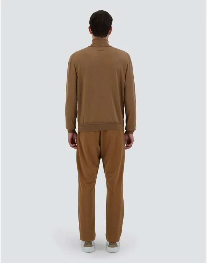 Herno SWEATER IN ENDLESS WOOL Camel Men Knitwear