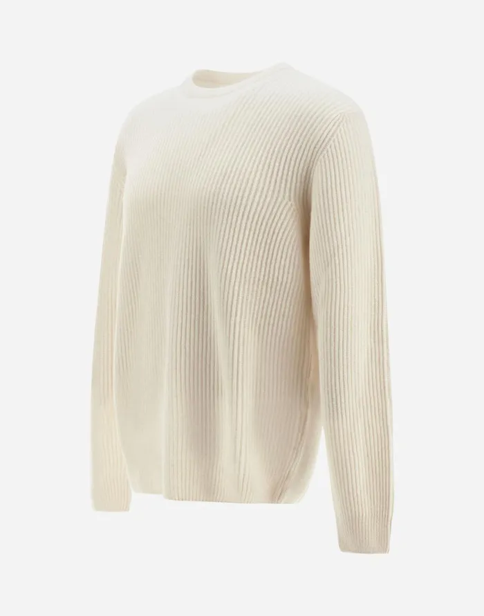 Herno SWEATER IN WOOL CASHMERE White Men Sweaters and Cardigan