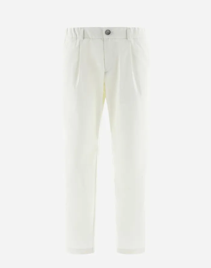 Herno TROUSERS IN COTTON FEEL Natural Men Trousers