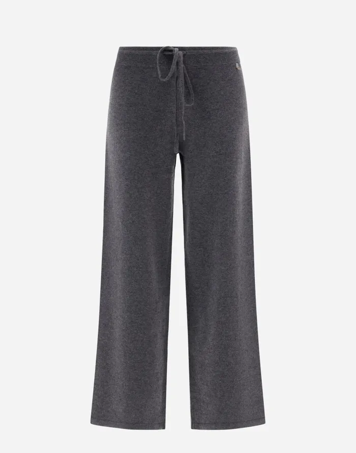 Herno TROUSERS IN ETERNITY WOOL Grey Women Knitwear