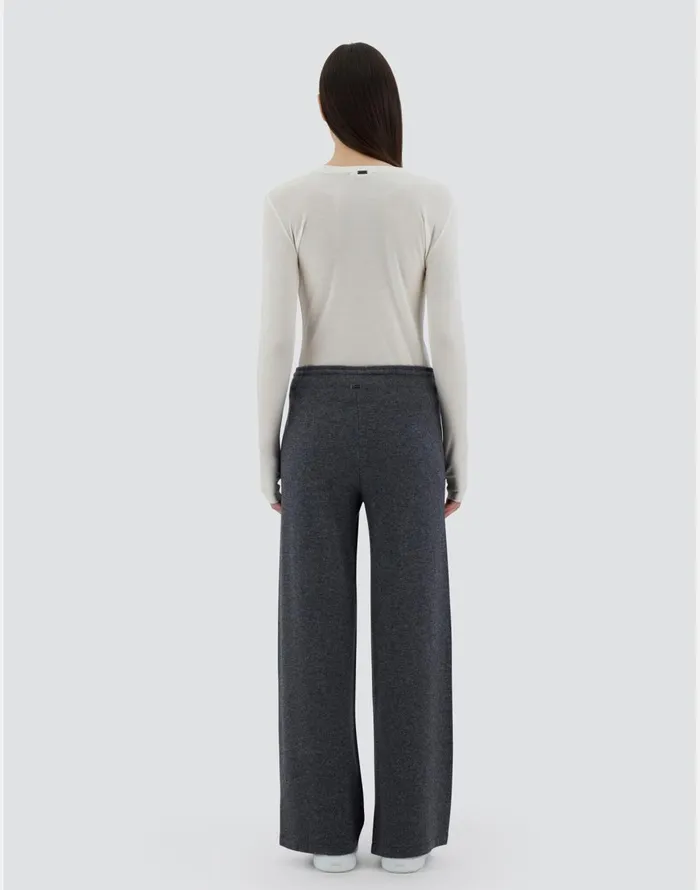 Herno TROUSERS IN ETERNITY WOOL Grey Women Knitwear