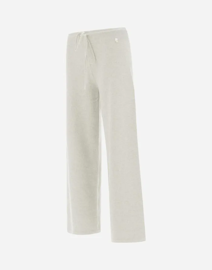 Herno TROUSERS IN ETERNITY WOOL White Women Knitwear