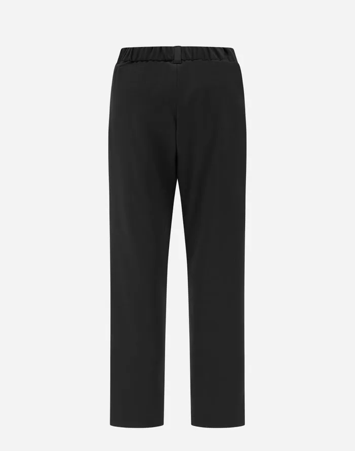 Herno TROUSERS IN FLANNELFEELING Black Women Trousers