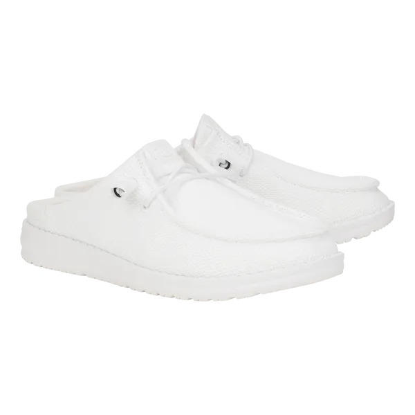 heydude Wendy Slip Mono White Apparel Mules