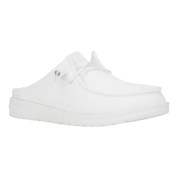 heydude Wendy Slip Mono White Apparel Mules