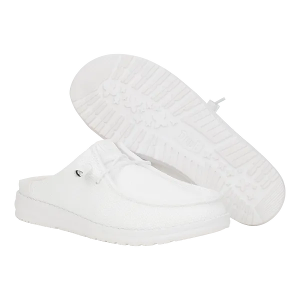 heydude Wendy Slip Mono White Apparel Mules