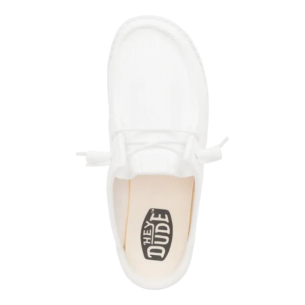 heydude Wendy Slip Mono White Apparel Mules