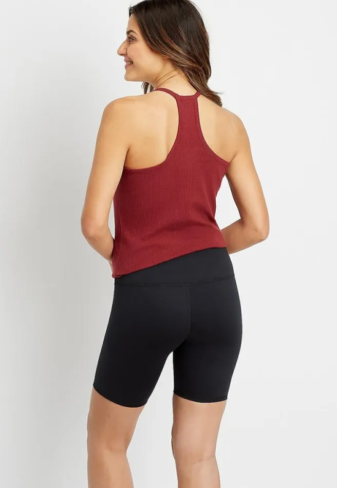 High Rise Black Bike Short Women Maurices Bottoms