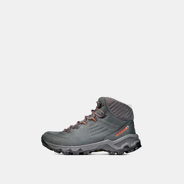 Hiking Shoes Women Mammut Nova IV Mid LTH Blackhot Red