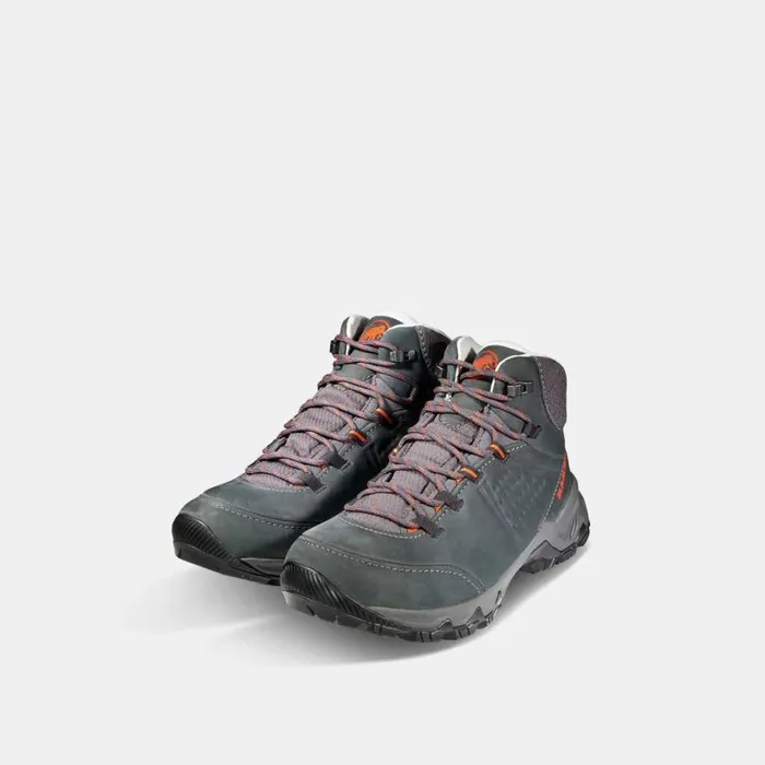 Hiking Shoes Women Mammut Nova IV Mid LTH Blackhot Red Hiking Shoes Women Mammut Nova IV Mid LTH Blackhot Red