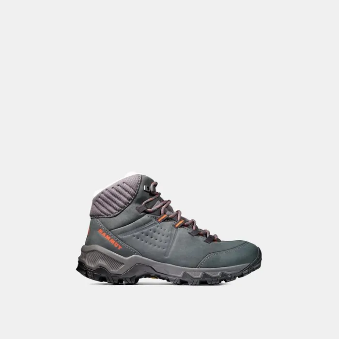 Hiking Shoes Women Mammut Nova IV Mid LTH Blackhot Red Hiking Shoes Women Mammut Nova IV Mid LTH Blackhot Red