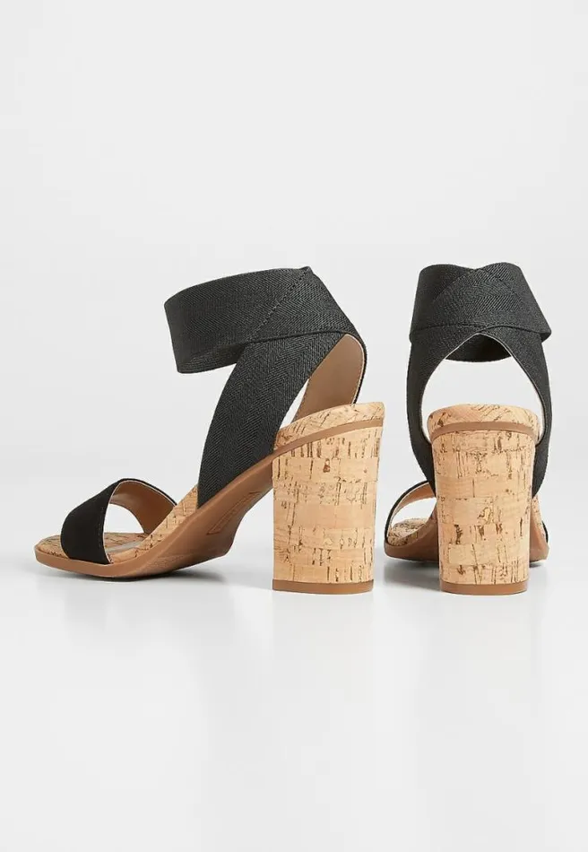 Hillary Ankle Strap Block Heel Sandal Women Maurices Heels and Wedges