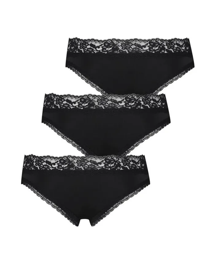 Hunkemller 3Pack Dakota Brazilian Shorts 8211 Black Black 8211 Women Hunkemller 3Pack Dakota Brazilian Shorts 8211 Black Black 8211 Women