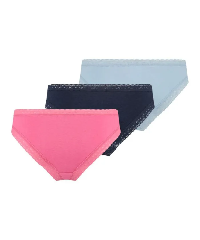 Hunkemller Classics Brazilians 3pack 8211 Blue Blue 8211 Women Hunkemller Classics Brazilians 3pack 8211 Blue Blue 8211 Women