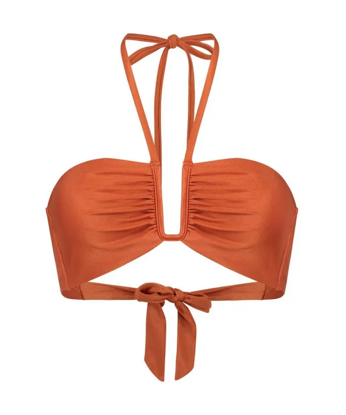 Hunkemller Corfu Bandeau Bikini Top 8211 Orange Orange 8211 Women Hunkemller Corfu Bandeau Bikini Top 8211 Orange Orange 8211 Women