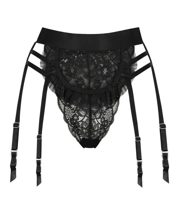 Hunkemller Ellen Maid High Leg Brazilian 8211 Black Black 8211 Women Hunkemller Ellen Maid High Leg Brazilian 8211 Black Black 8211 Women