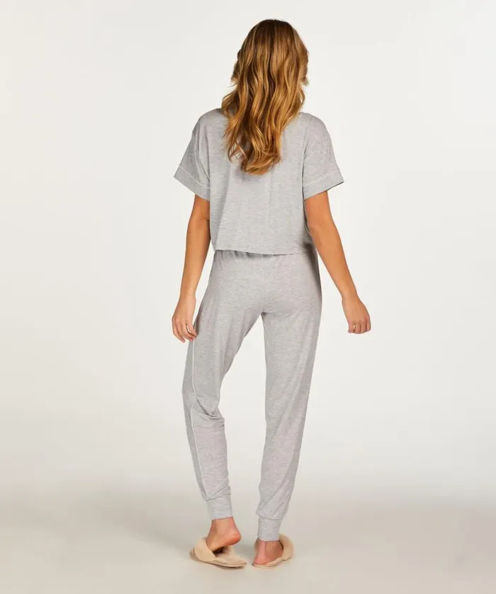 Hunkemller Essential Jersey ShortSleeved Jacket 8211 Gray Gray 8211 Women Hunkemller Essential Jersey ShortSleeved Jacket 8211 Gray Gray 8211 Women