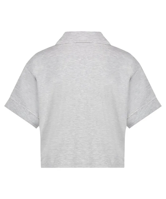 Hunkemller Essential Jersey ShortSleeved Jacket 8211 Gray Gray 8211 Women Hunkemller Essential Jersey ShortSleeved Jacket 8211 Gray Gray 8211 Women