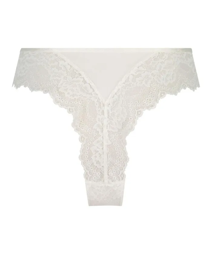 Hunkemller Heira High Leg Brazilian 8211 White White 8211 Women Hunkemller Heira High Leg Brazilian 8211 White White 8211 Women