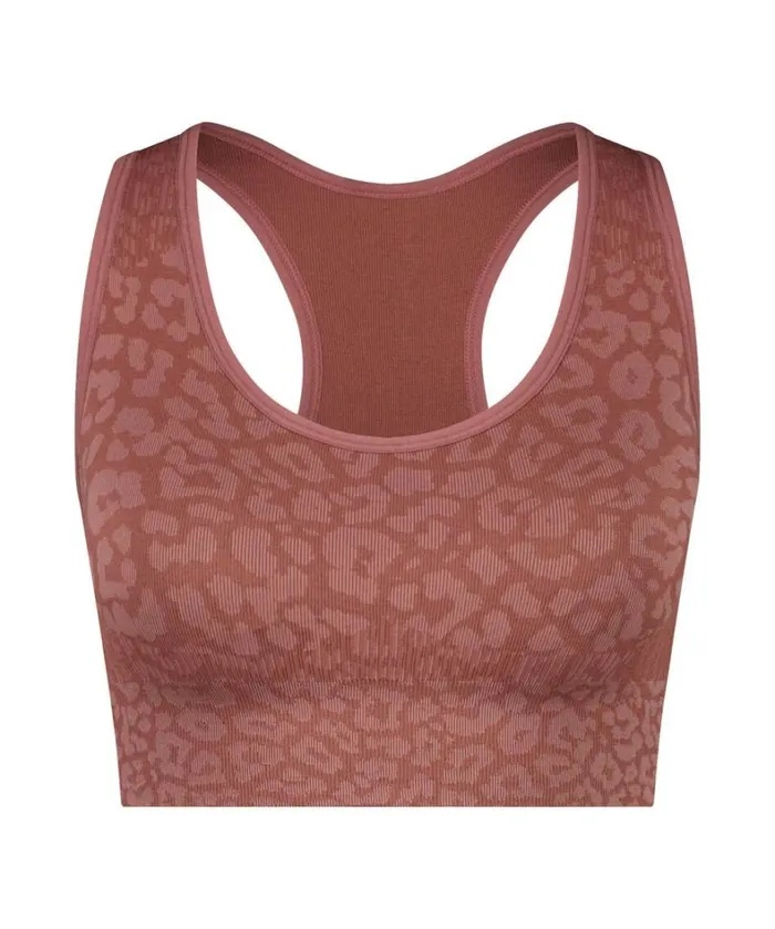 Hunkemller HKMX Seamless Sports Bra Level 2 8211 Pink Pink 8211 Women Hunkemller HKMX Seamless Sports Bra Level 2 8211 Pink Pink 8211 Women