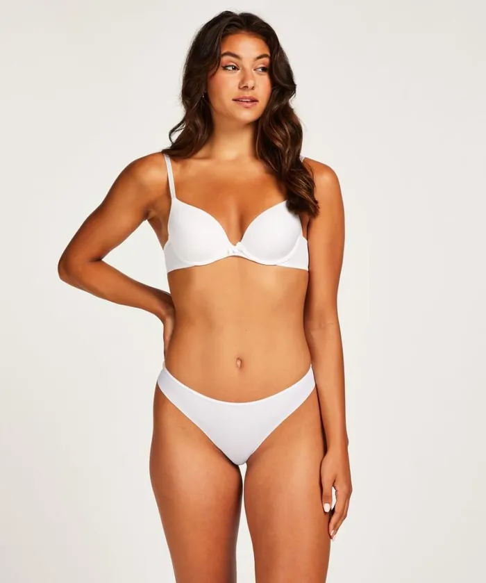 Hunkemller Invisible Lace Back Brazilian 8211 White White 8211 Women