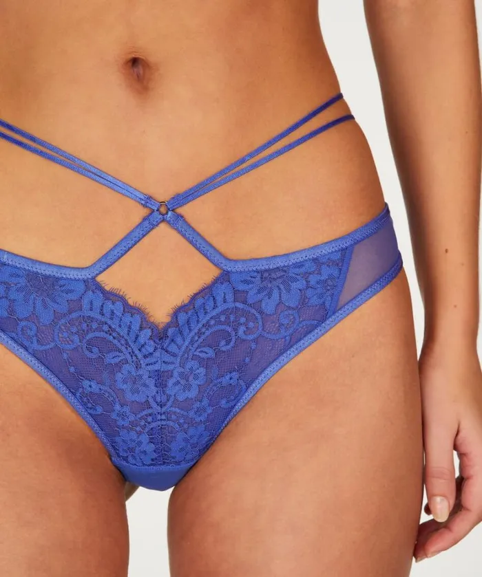 Hunkemller Lidia Thong 8211 Blue Blue 8211 Women Hunkemller Lidia Thong 8211 Blue Blue 8211 Women