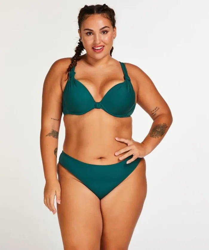 Hunkemller Luxe Padded Pushup Bikini Top Cup A 8211 E 8211 Green Green 8211 Women Hunkemller Luxe Padded Pushup Bikini Top Cup A 8211 E 8211 Green Green 8211 Women