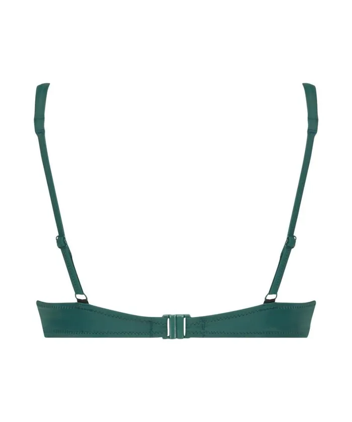 Hunkemller Luxe Padded Pushup Bikini Top Cup A 8211 E 8211 Green Green 8211 Women Hunkemller Luxe Padded Pushup Bikini Top Cup A 8211 E 8211 Green Green 8211 Women
