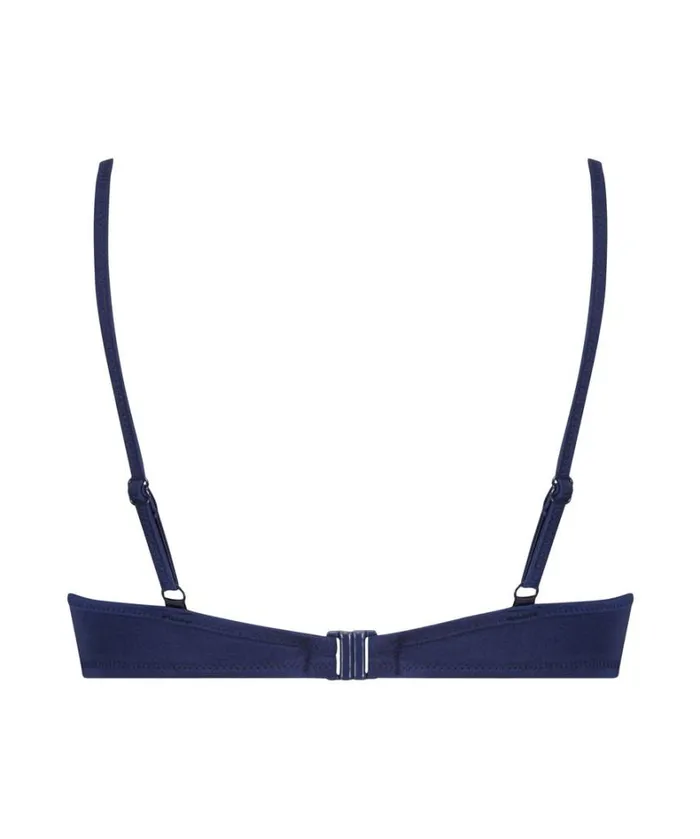 Hunkemller Luxe Padded Underwired Bikini Top 8211 Blue Blue 8211 Women Hunkemller Luxe Padded Underwired Bikini Top 8211 Blue Blue 8211 Women