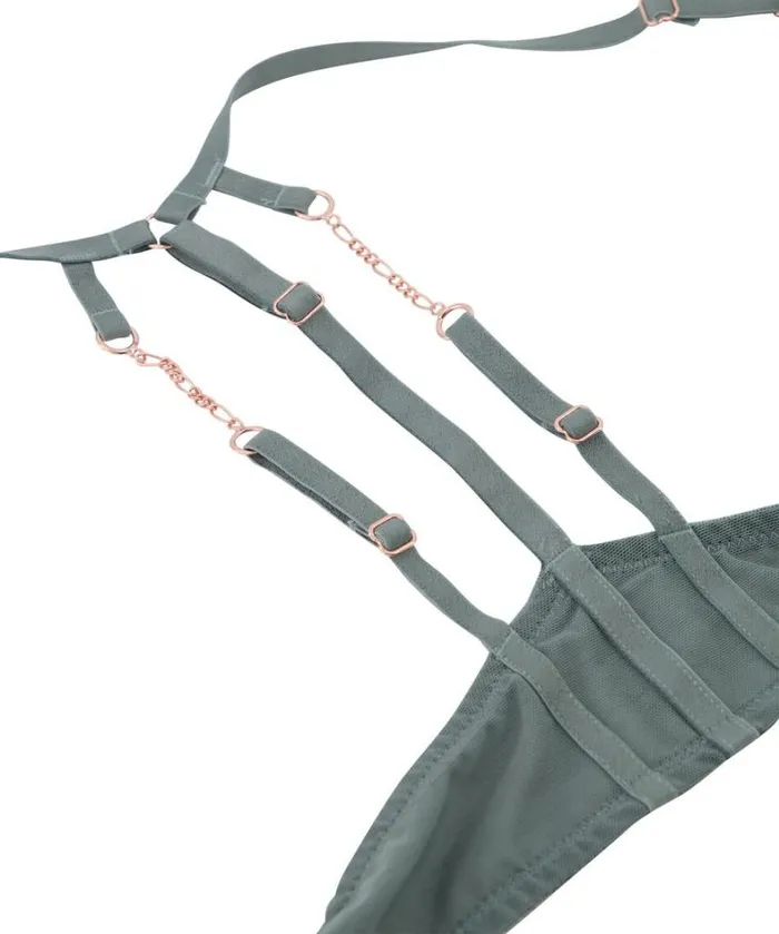 Hunkemller Nicole Padded Underwired PushUp Bra 8211 Green Green 8211 Women Hunkemller Nicole Padded Underwired PushUp Bra 8211 Green Green 8211 Women