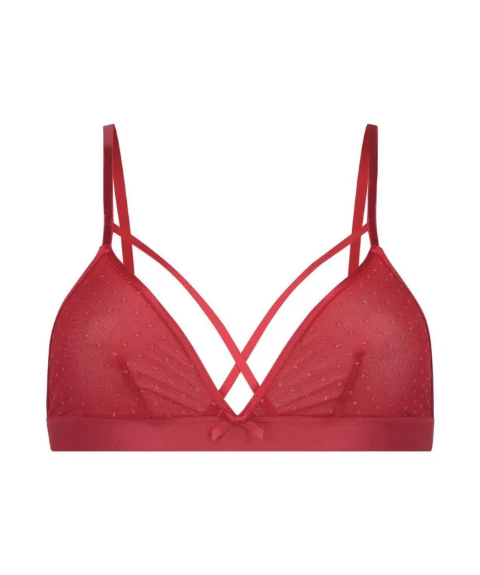 Hunkemller Nikki Bralette 8211 Red Red 8211 Women Hunkemller Nikki Bralette 8211 Red Red 8211 Women