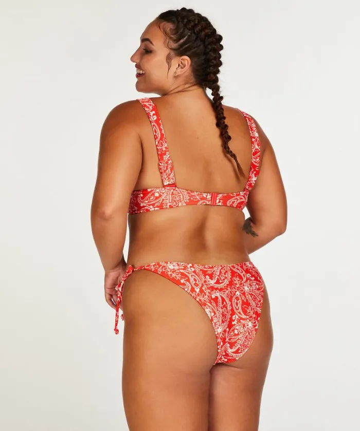 Hunkemller Paisley Brazilian Tanga Bikini Bottoms 8211 Red Red 8211 Women Hunkemller Paisley Brazilian Tanga Bikini Bottoms 8211 Red Red 8211 Women