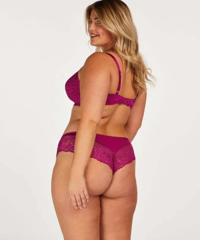 Hunkemller Rose Padded Underwired Bra 8211 Purple 8211 Women Hunkemller Rose Padded Underwired Bra 8211 Purple 8211 Women
