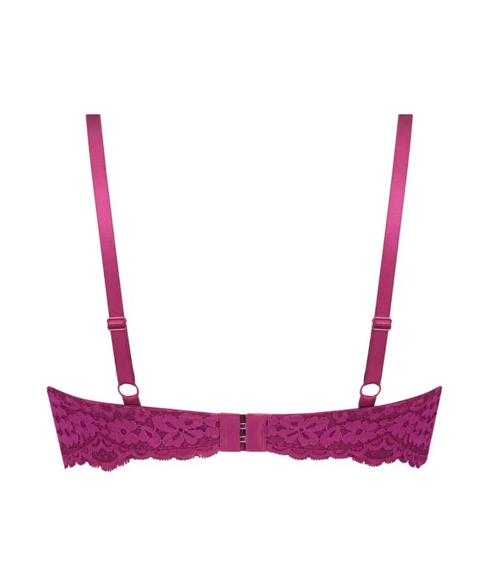 Hunkemller Rose Padded Underwired Bra 8211 Purple 8211 Women Hunkemller Rose Padded Underwired Bra 8211 Purple 8211 Women