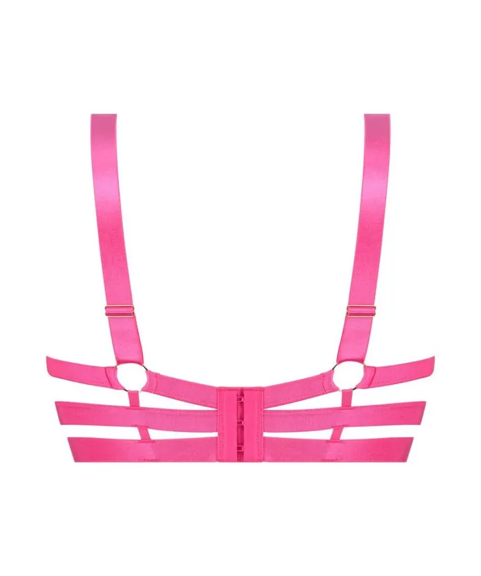 Hunkemller Sadie NonPadded Longline Underwired Bra 8211 Pink Pink 8211 Women Hunkemller Sadie NonPadded Longline Underwired Bra 8211 Pink Pink 8211 Women